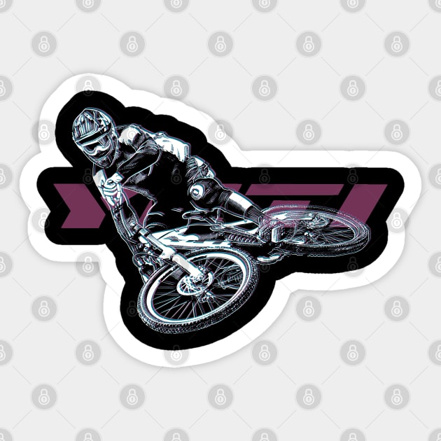 Jump mtb Sticker by Saturasi